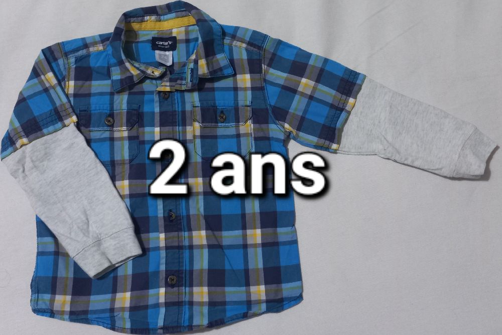 chemise 2 ans