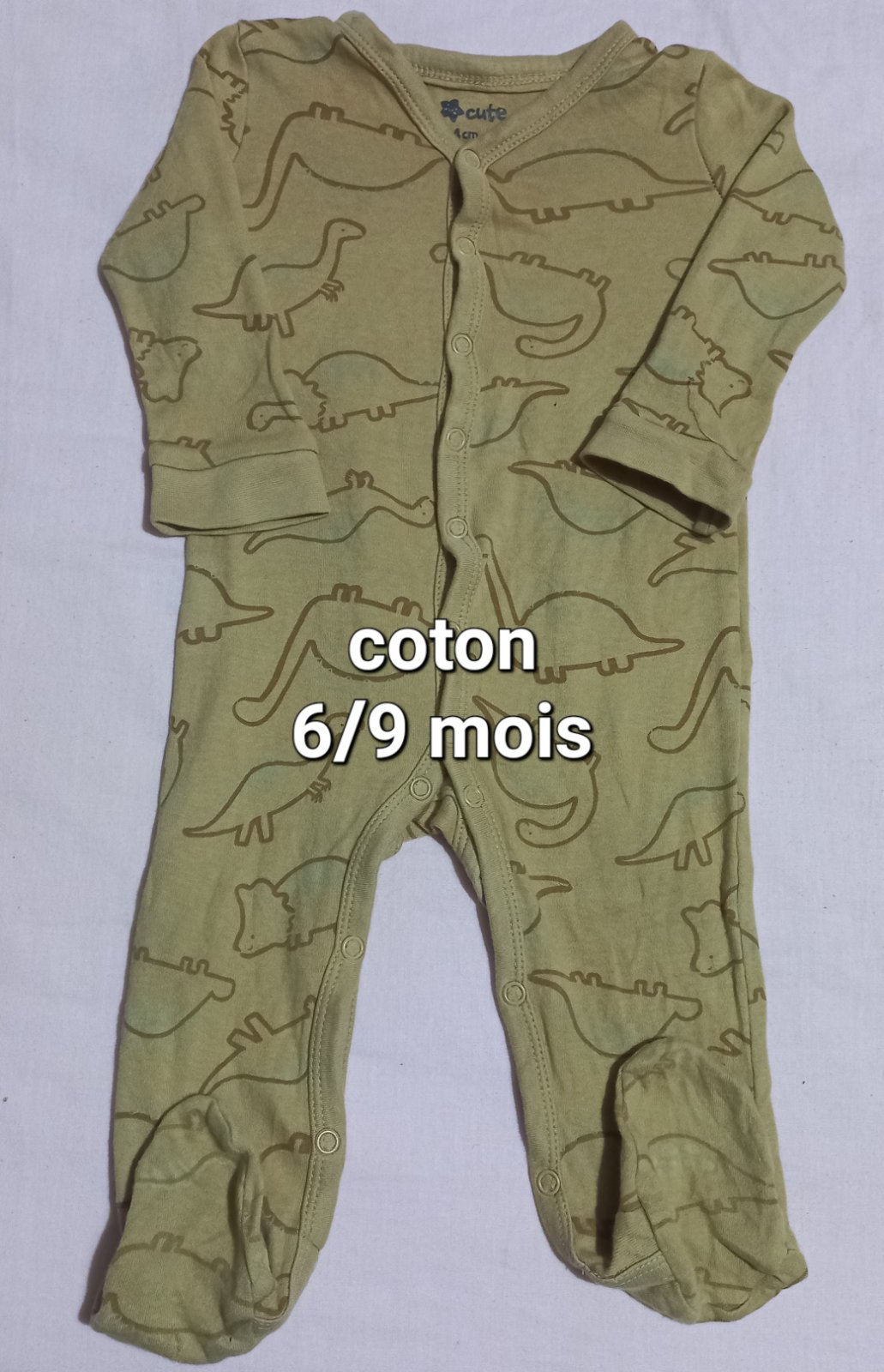 Grenouillère en coton