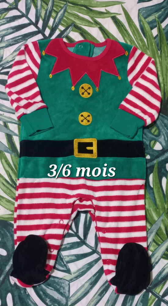 grenouillère en velour 