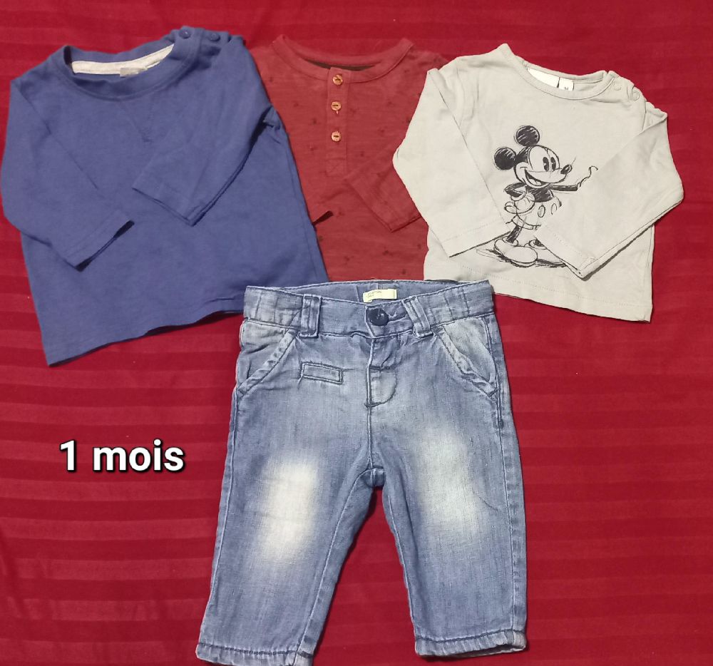 pontalon et 3 pull