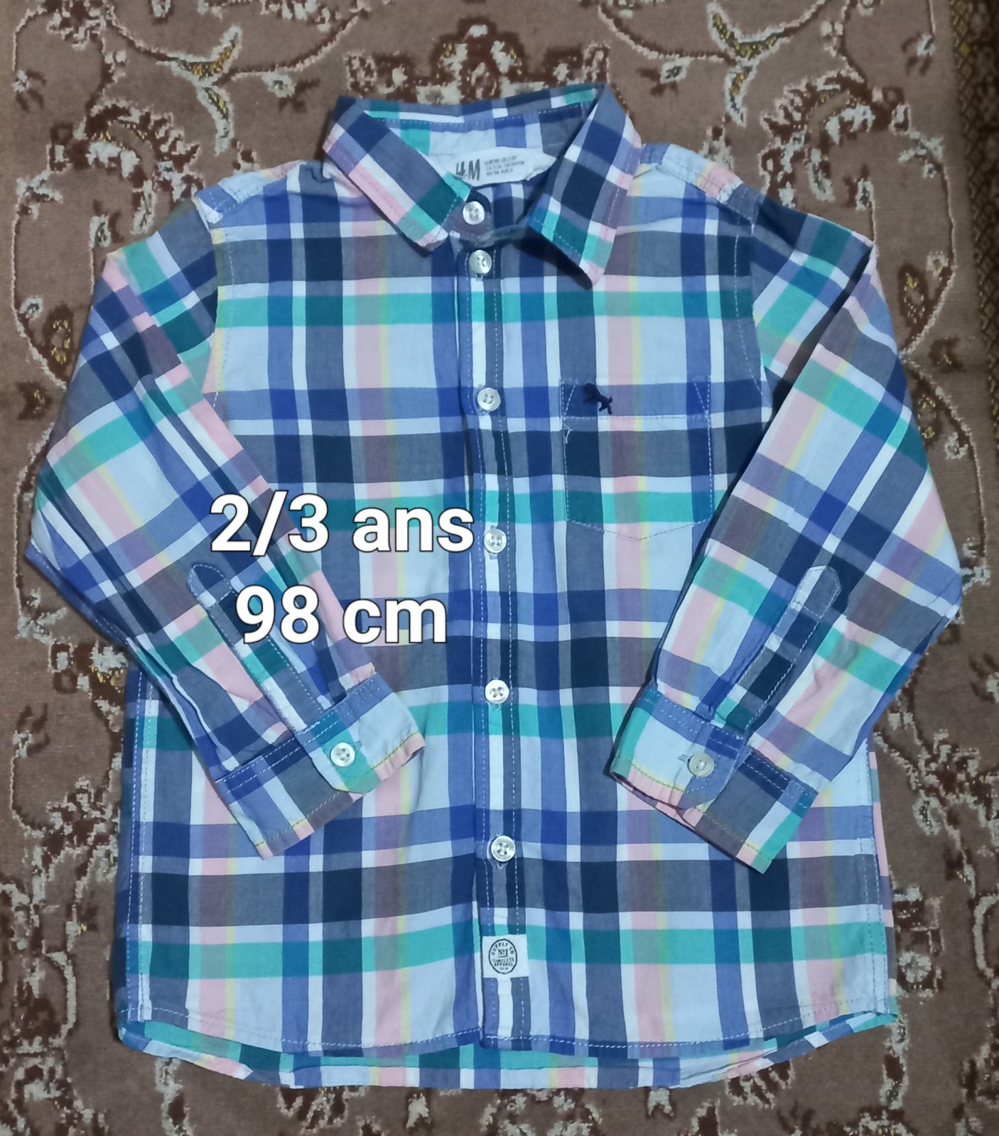 Chemise 2/3 ans