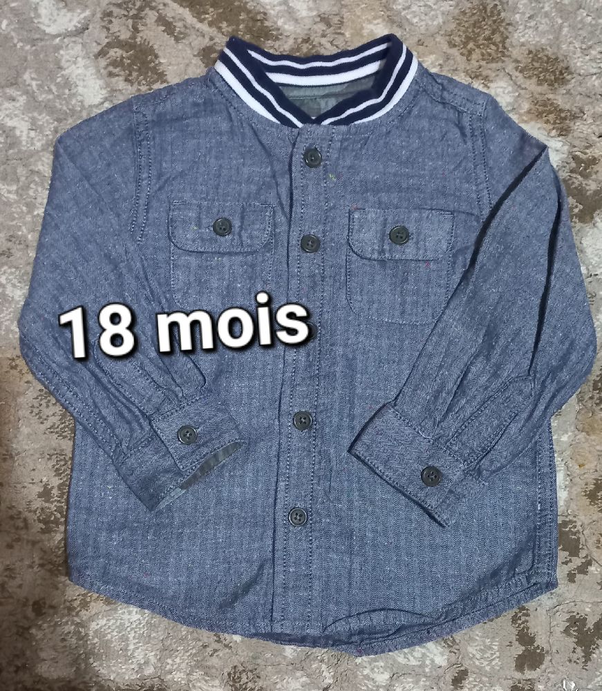 chemise 18 mois 