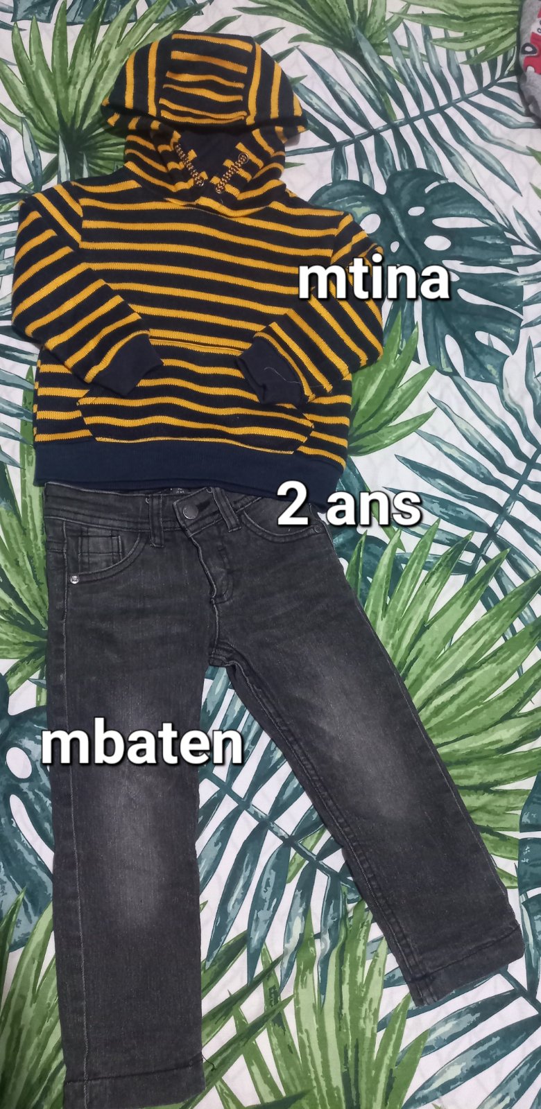 Tenue 2 ans 