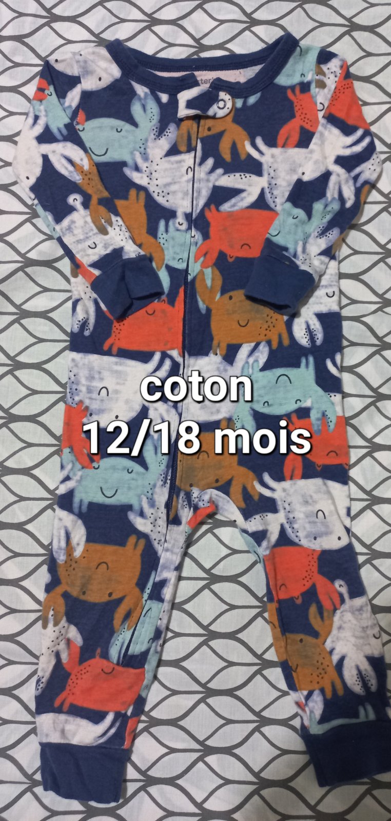 Grenouillère en coton