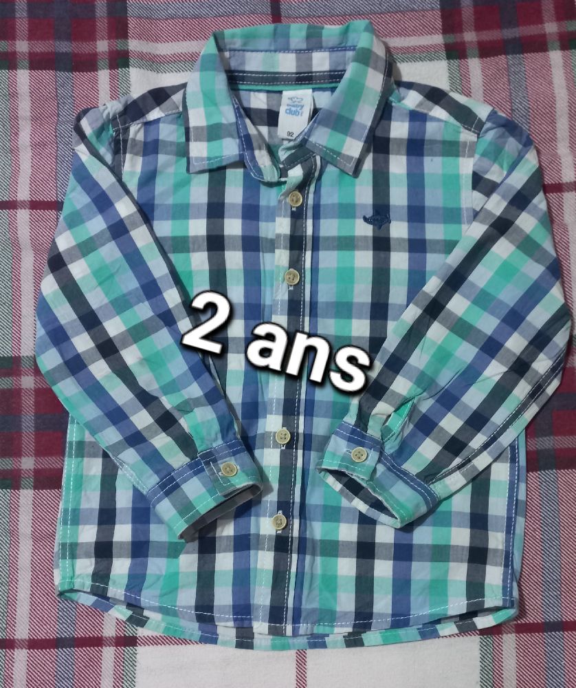 chemise 2 ans