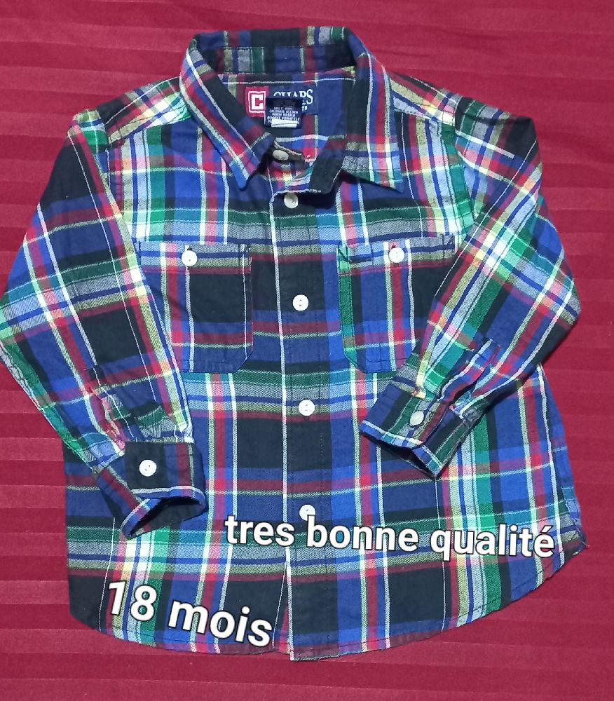 chemise 18 mois 