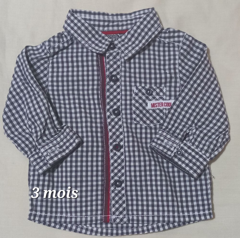 chemise 3 mois