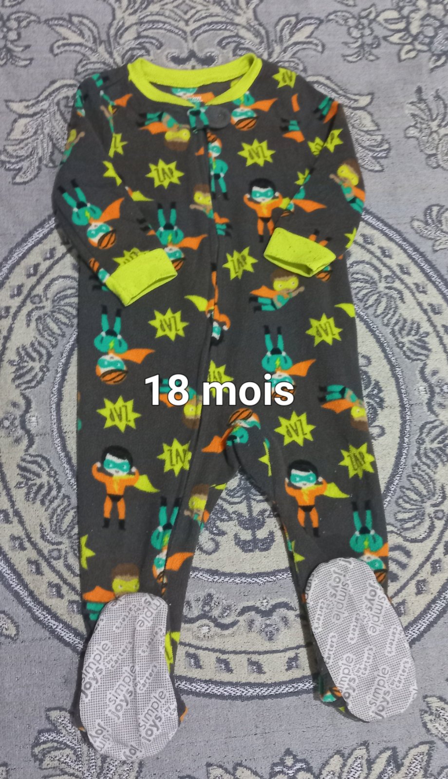 Grenouillère en polaire 
