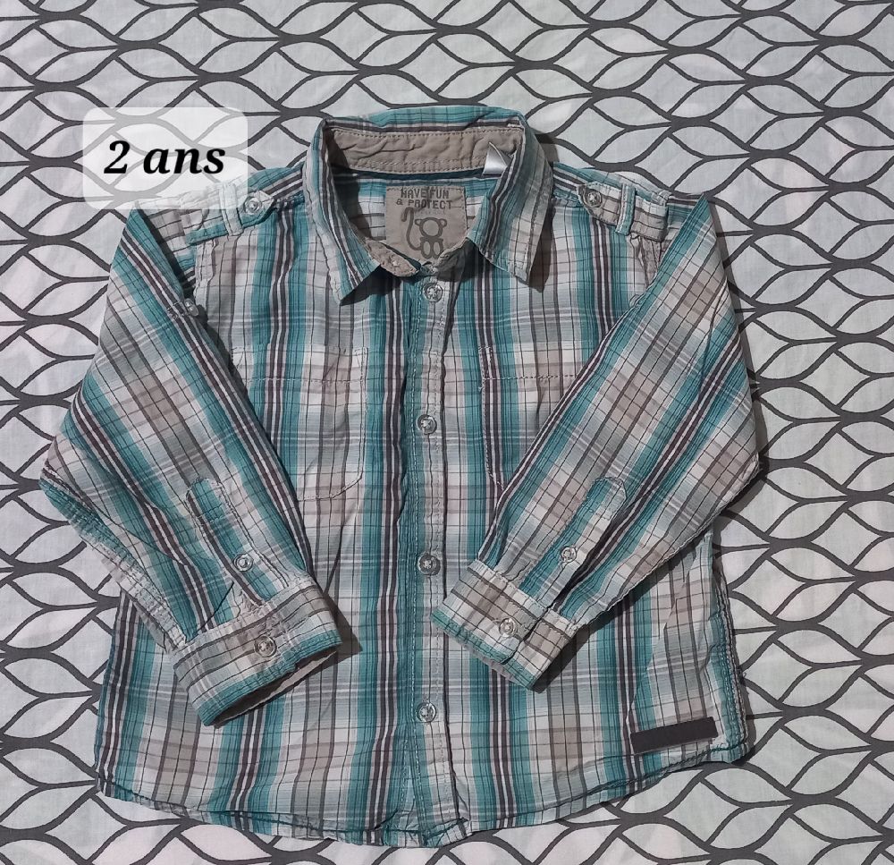 chemise 2 ans