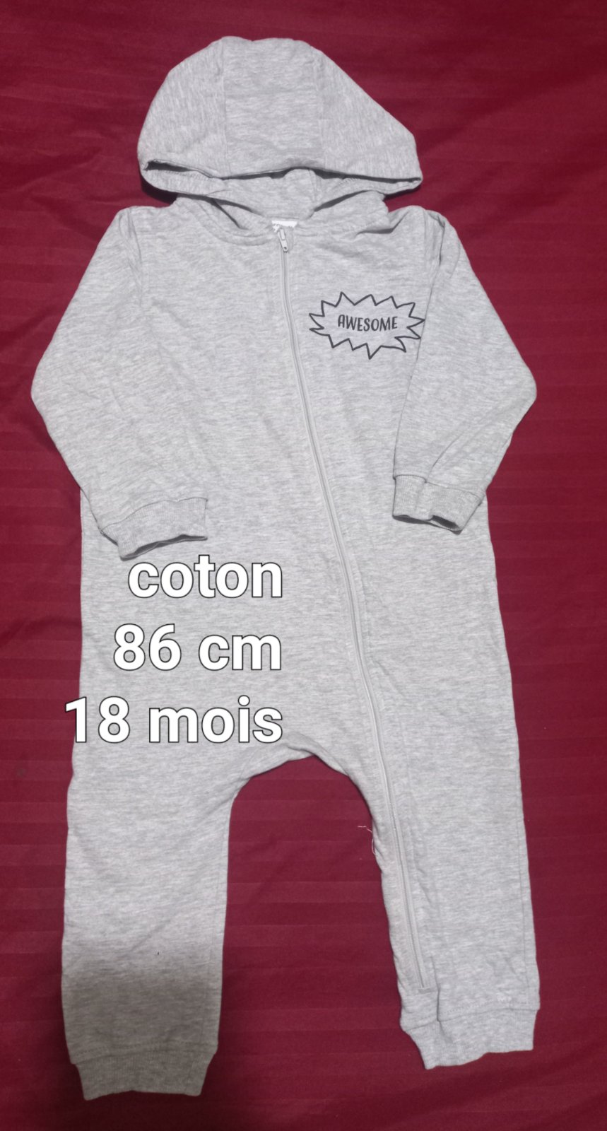Combinaison en coton