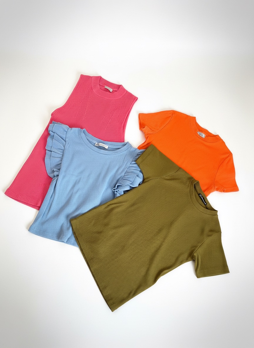 4 pull de different marque tous les pull en taille s sauf l'orange en taille xs