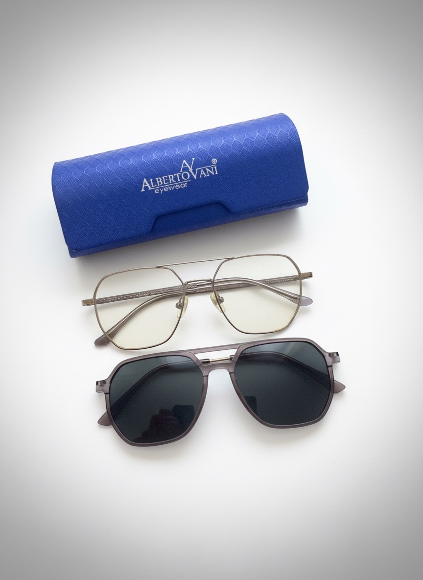 Lunette optique avec applique