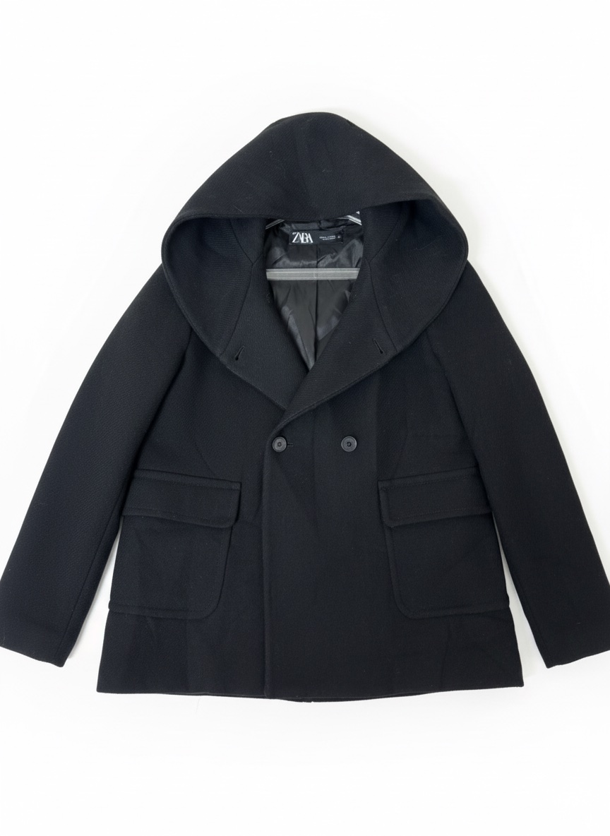 Manteau court a cappuche ZARA
