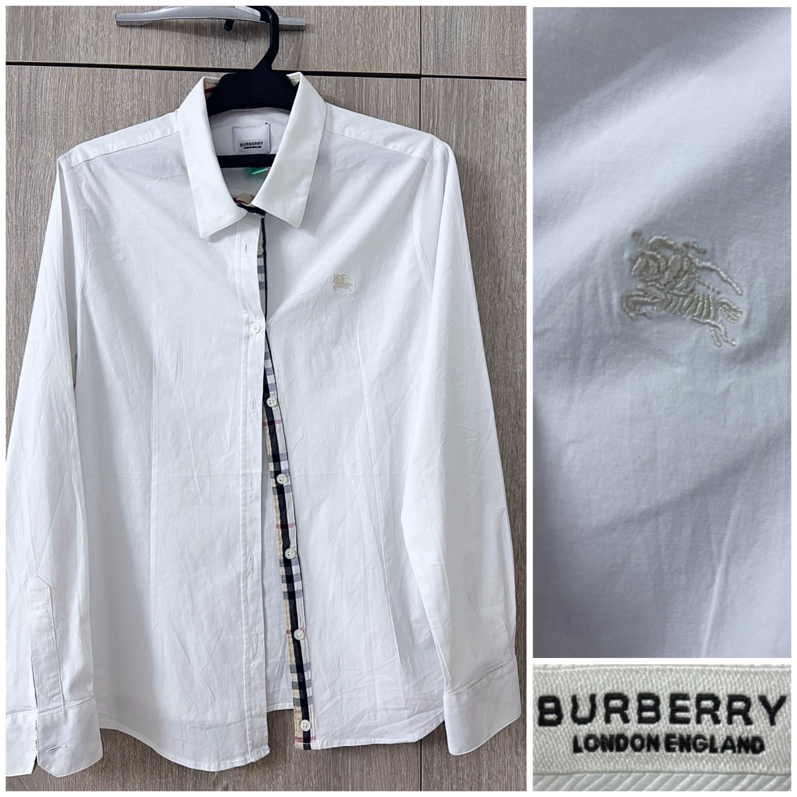 Chemise blanche burberry