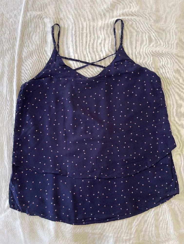 Top Bretelle en Bleu Foncé Clockhouse
