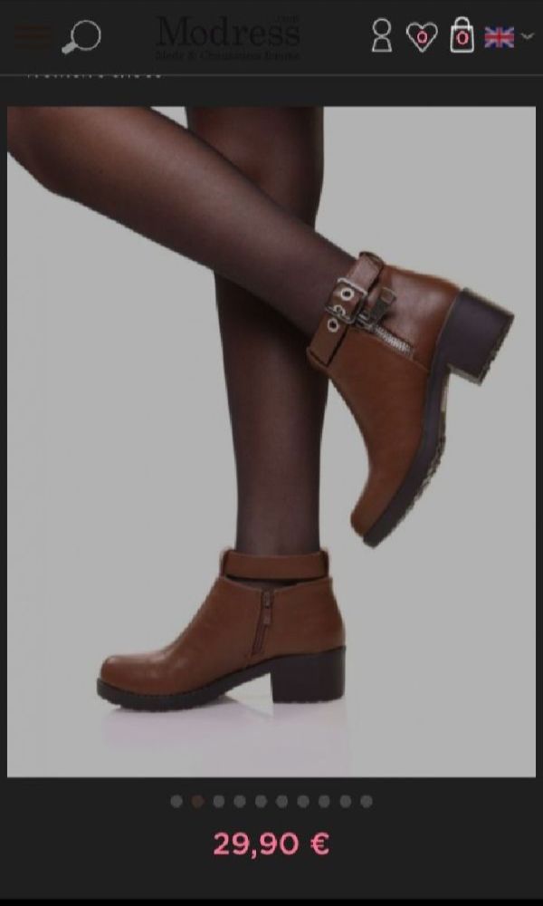 Bottines en Camel de la Marque Modress