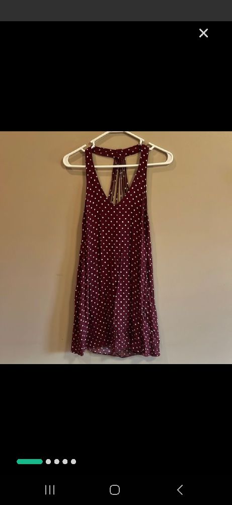 Robe Courte Burgundy American Eagle Outfitters