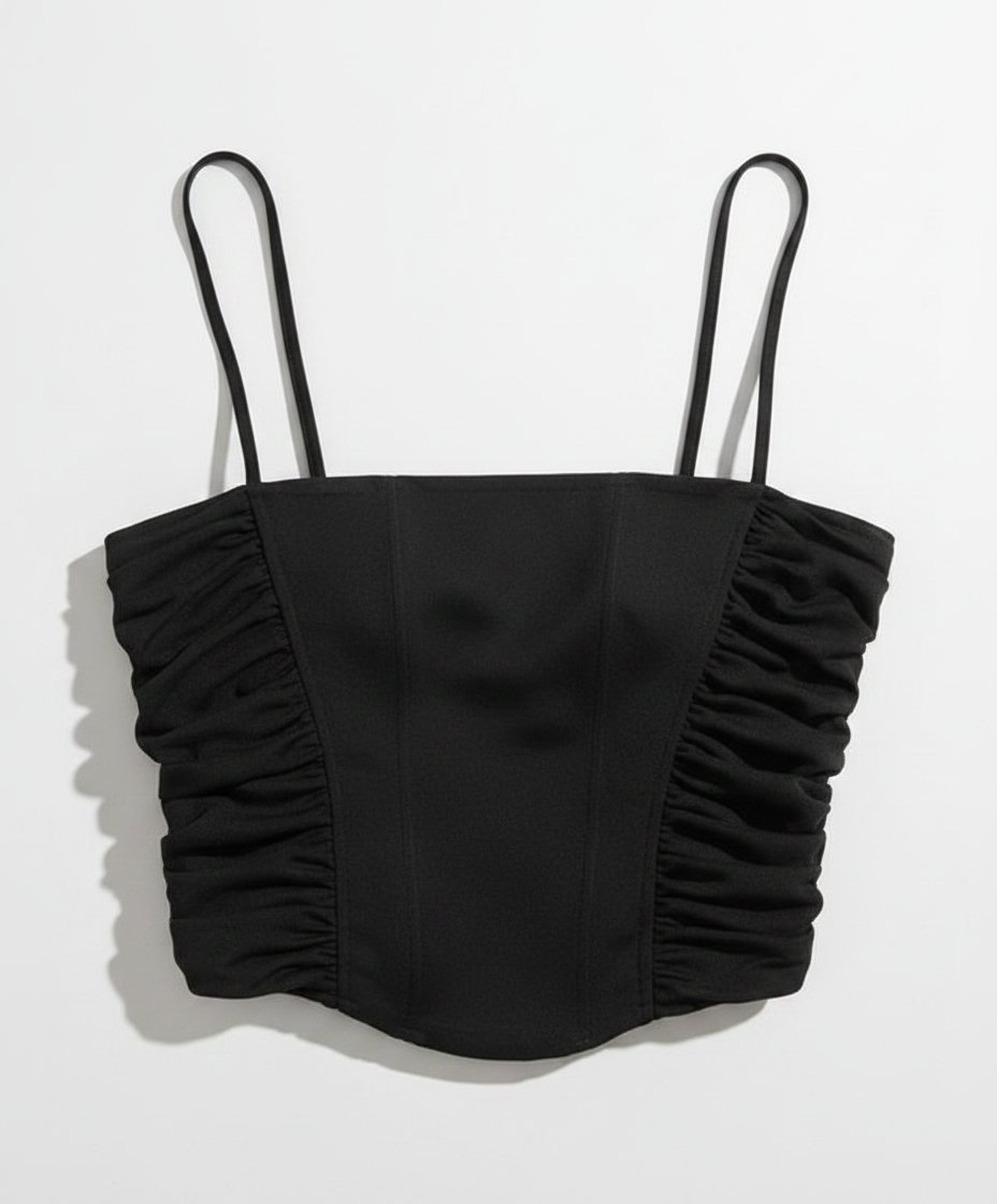Top Camisole Bretelle Noir Zara