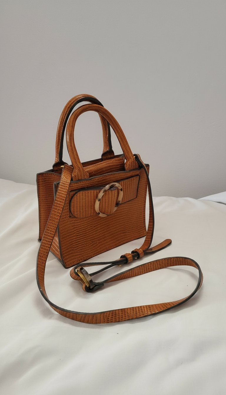 Sac à Bandoulière Marron Parfois