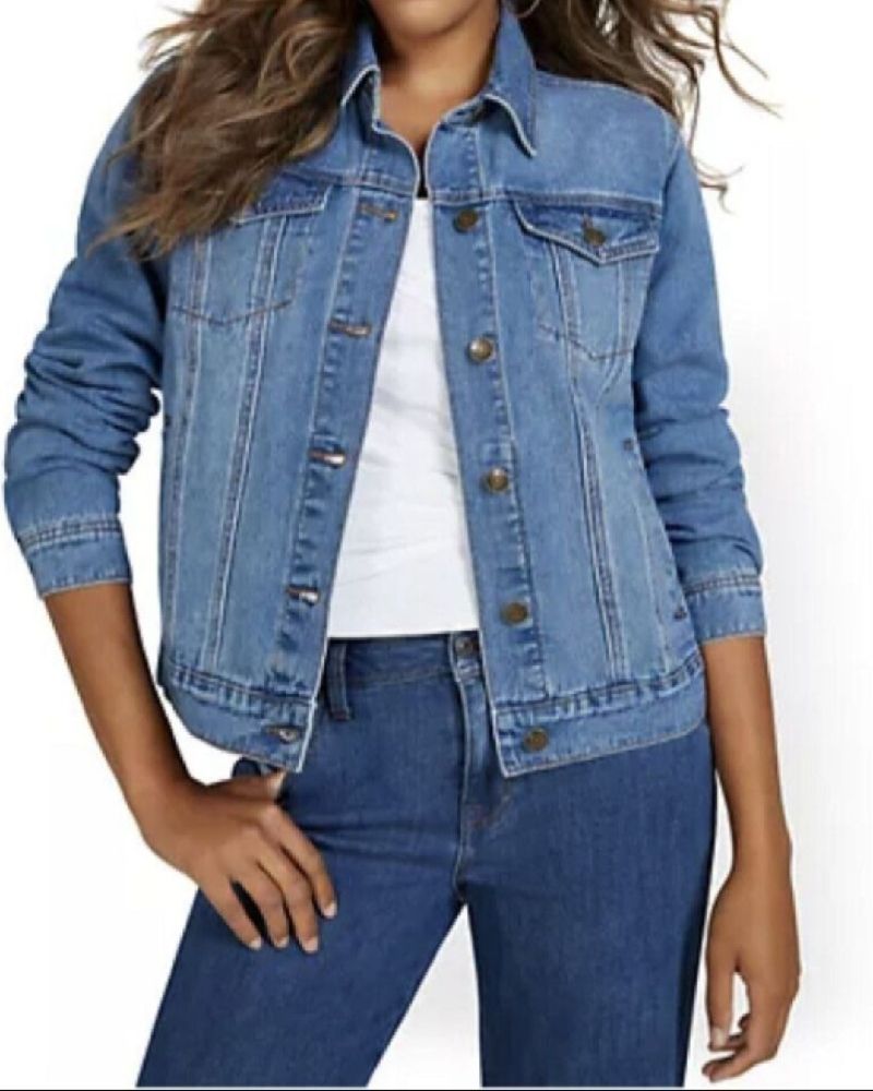 Veste Jean Bleu H&M 