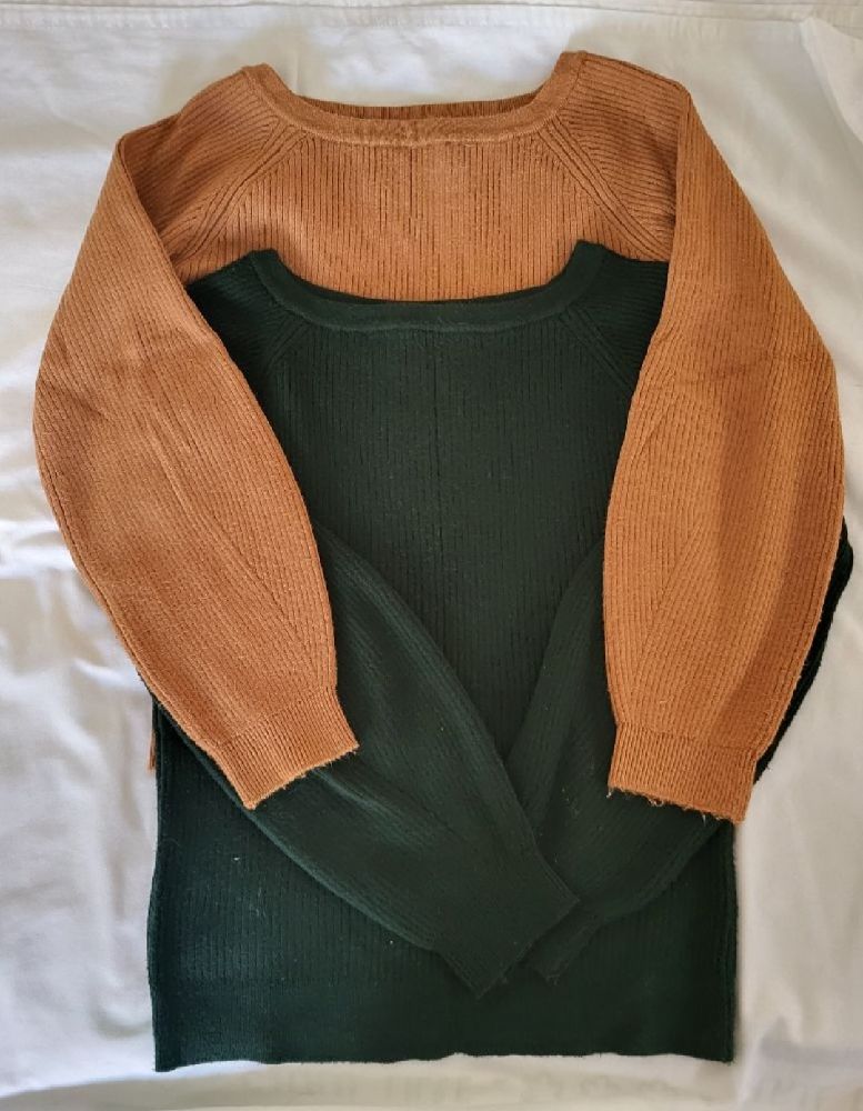 Lot de 2 Pull Col Rond Zen