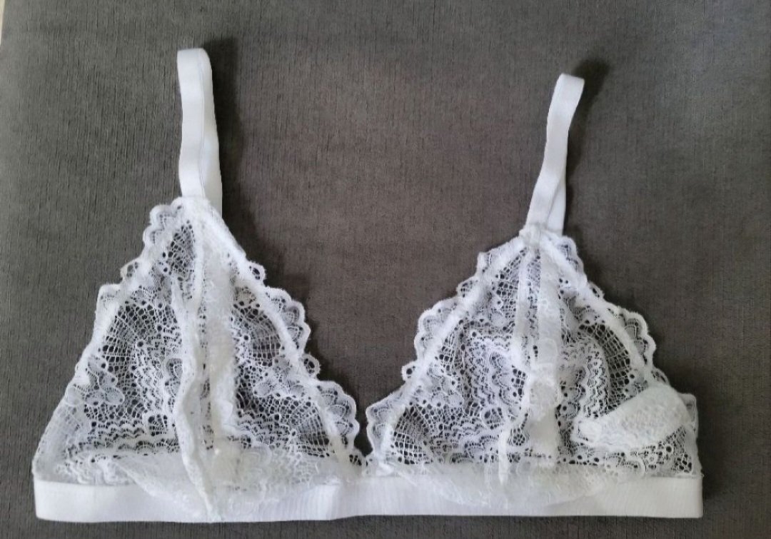 Bralette Blanche en Dentelle Neuve Asos