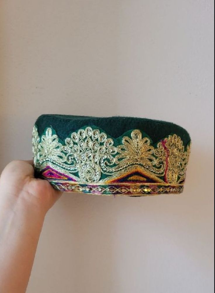 Chechia Traditionnelle pour Femme en vert Neuve