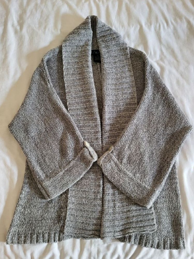 Cardigan Gris en Maille