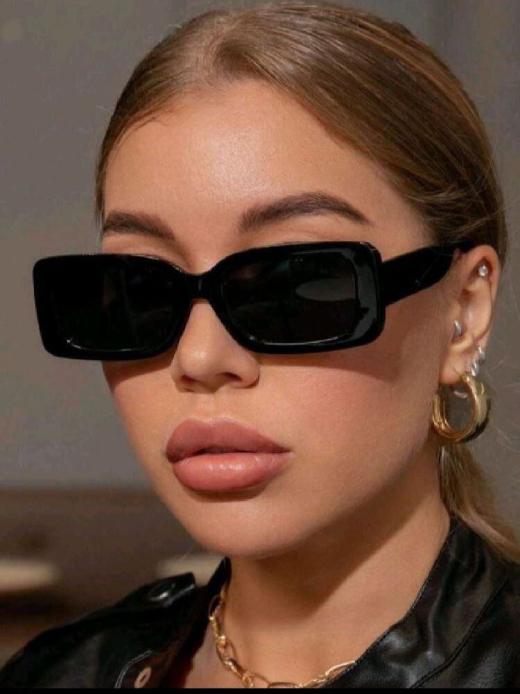 Lunettes Solaires Noires Shein