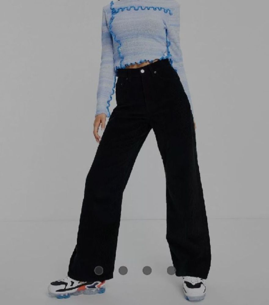 Pantalon Gatifa Noir Taille Haute Patte d'éléphant