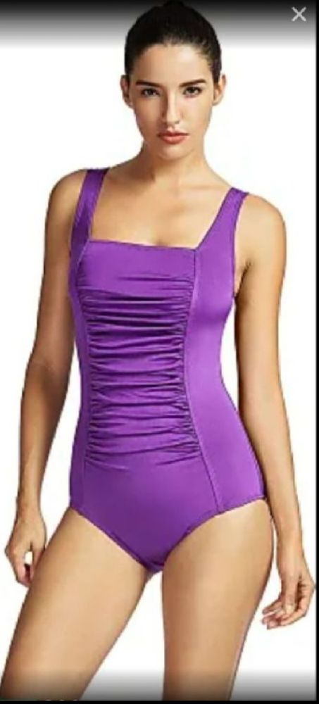 Maillot de Bain Rembourré en violet