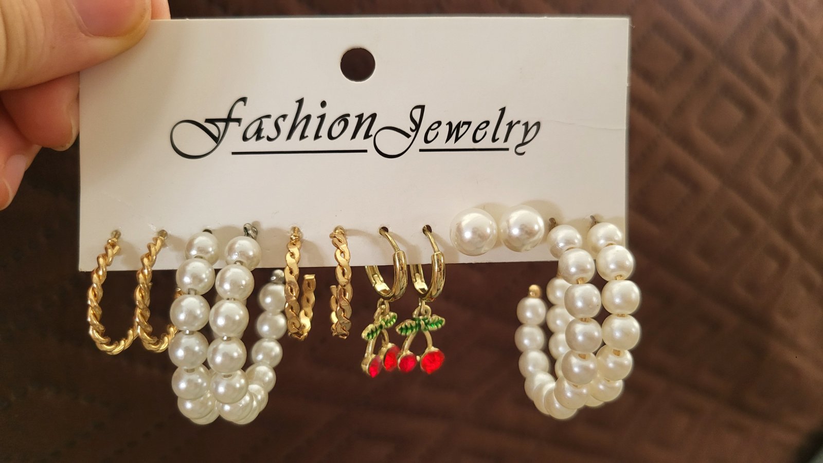 Lot de 6 Boucles d'Oreilles