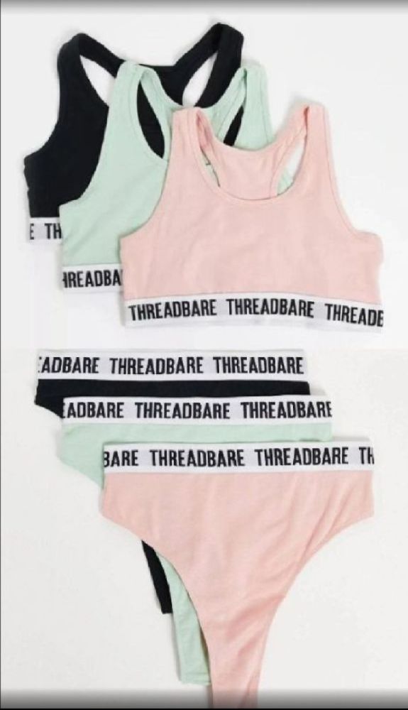 Pack de 3 Set de Sous-Vêtement Asos