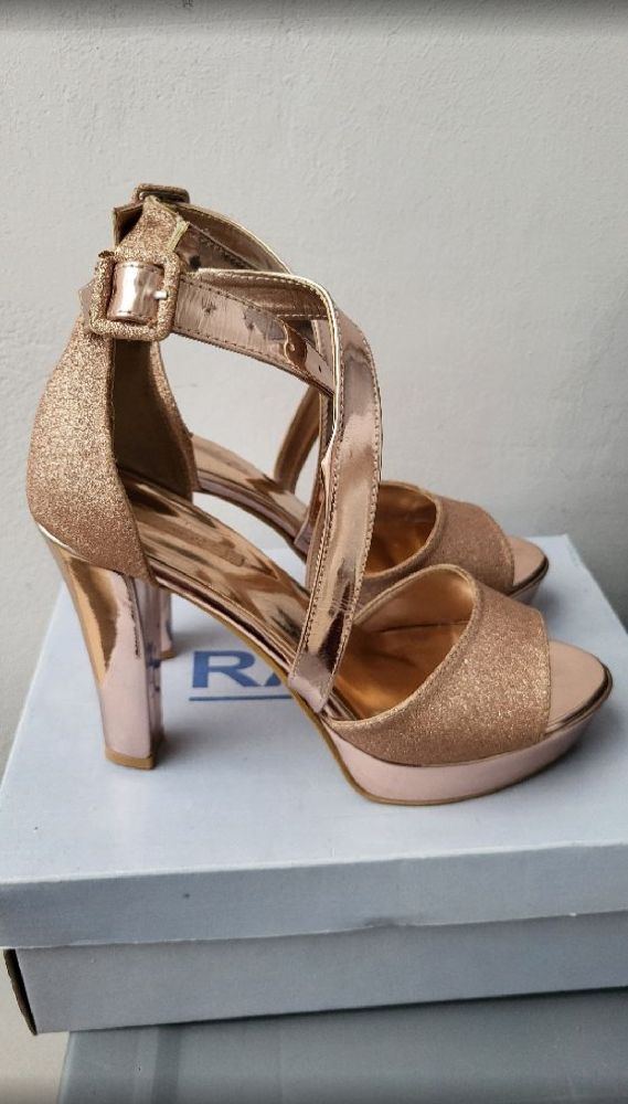 Sandales Soirés Talons Paillettés