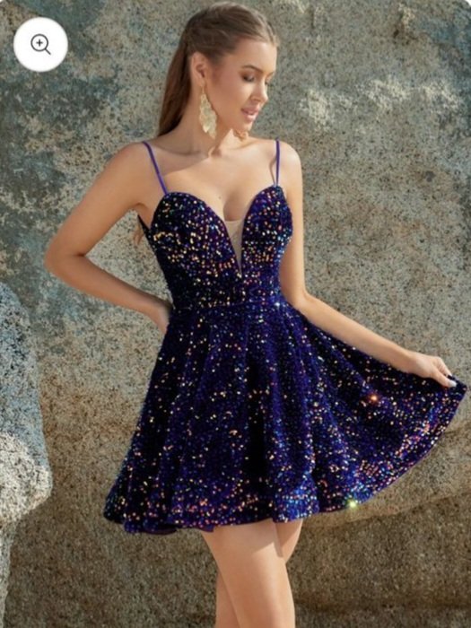 Robe Courte en Violet Shein Neuve 