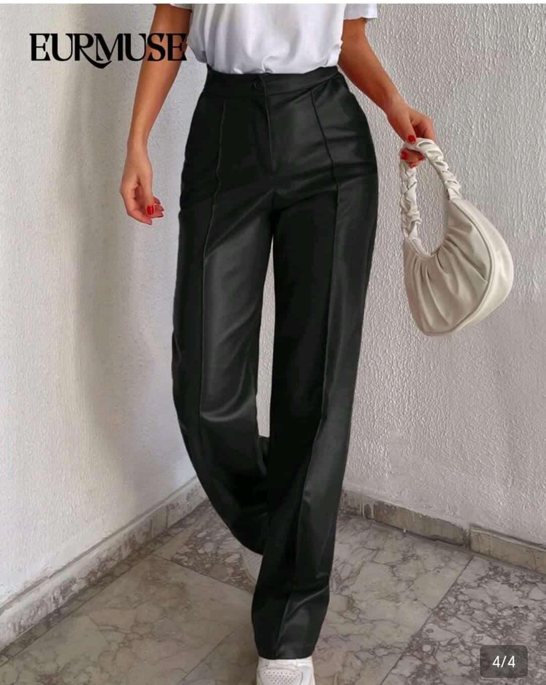 Pantalon simili cuir 