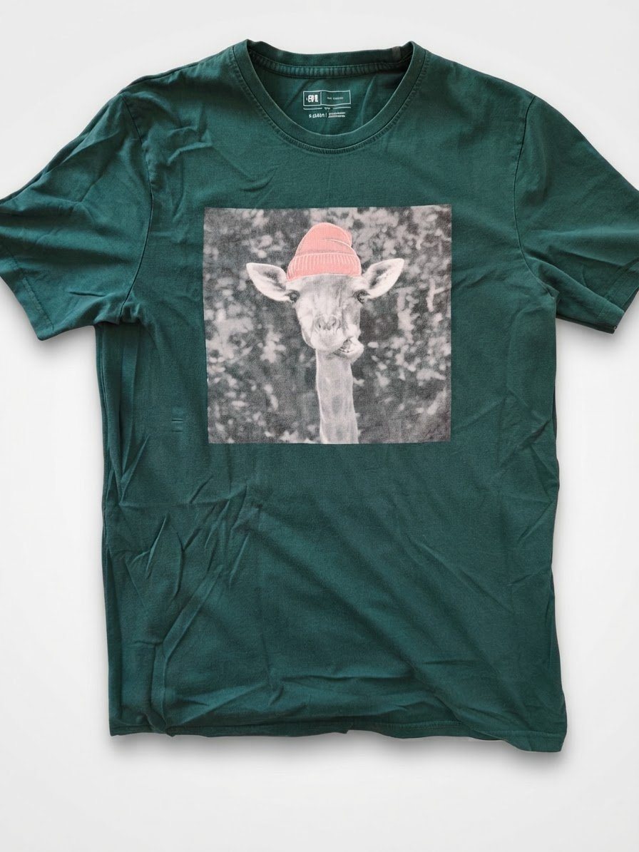 T-shirt Vert 100% coton 