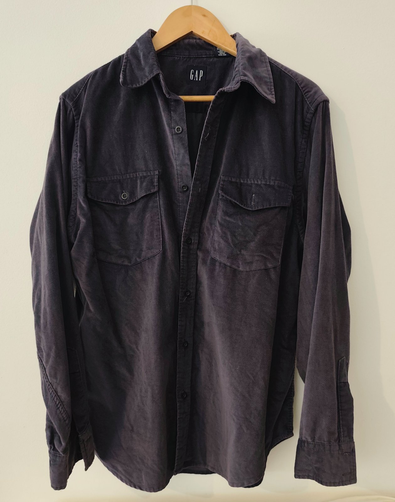 Chemise vintage GAP en velours côtelé, Taille M