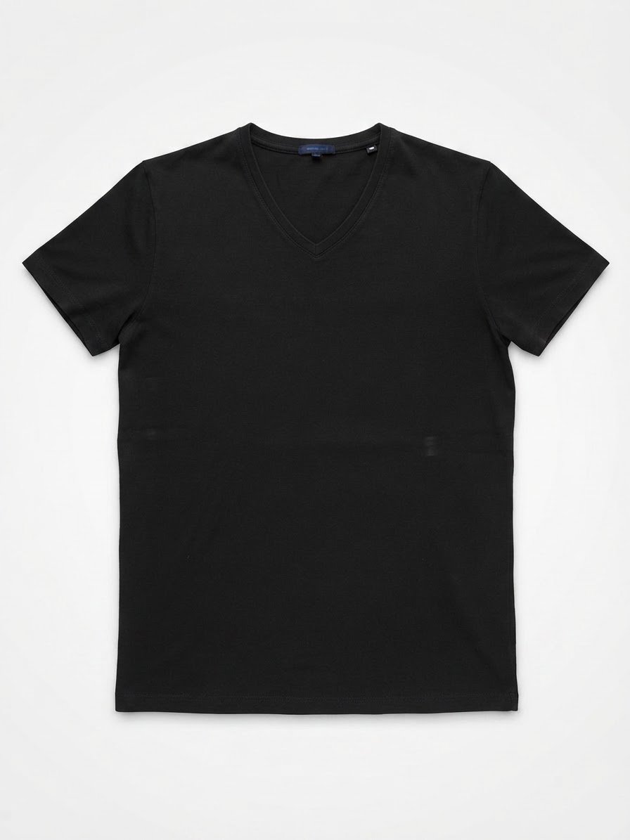 T-shirt colle V