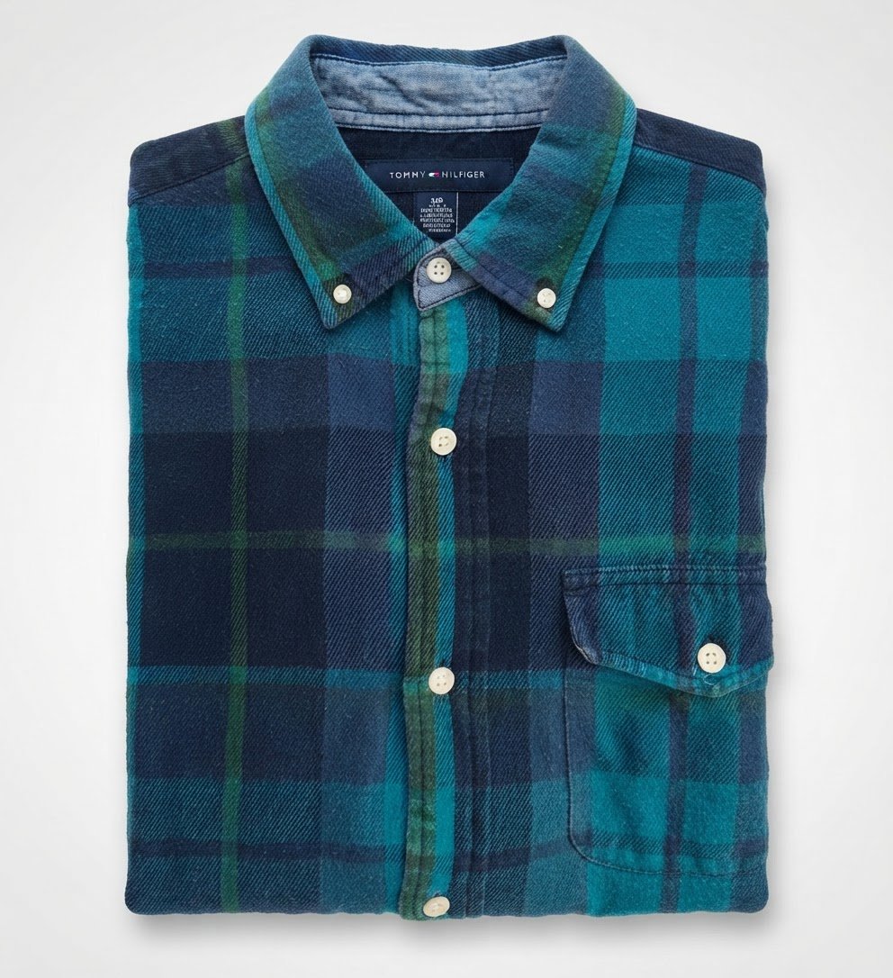 Chemise en flanelle Tommy Hilfiger, Taille S