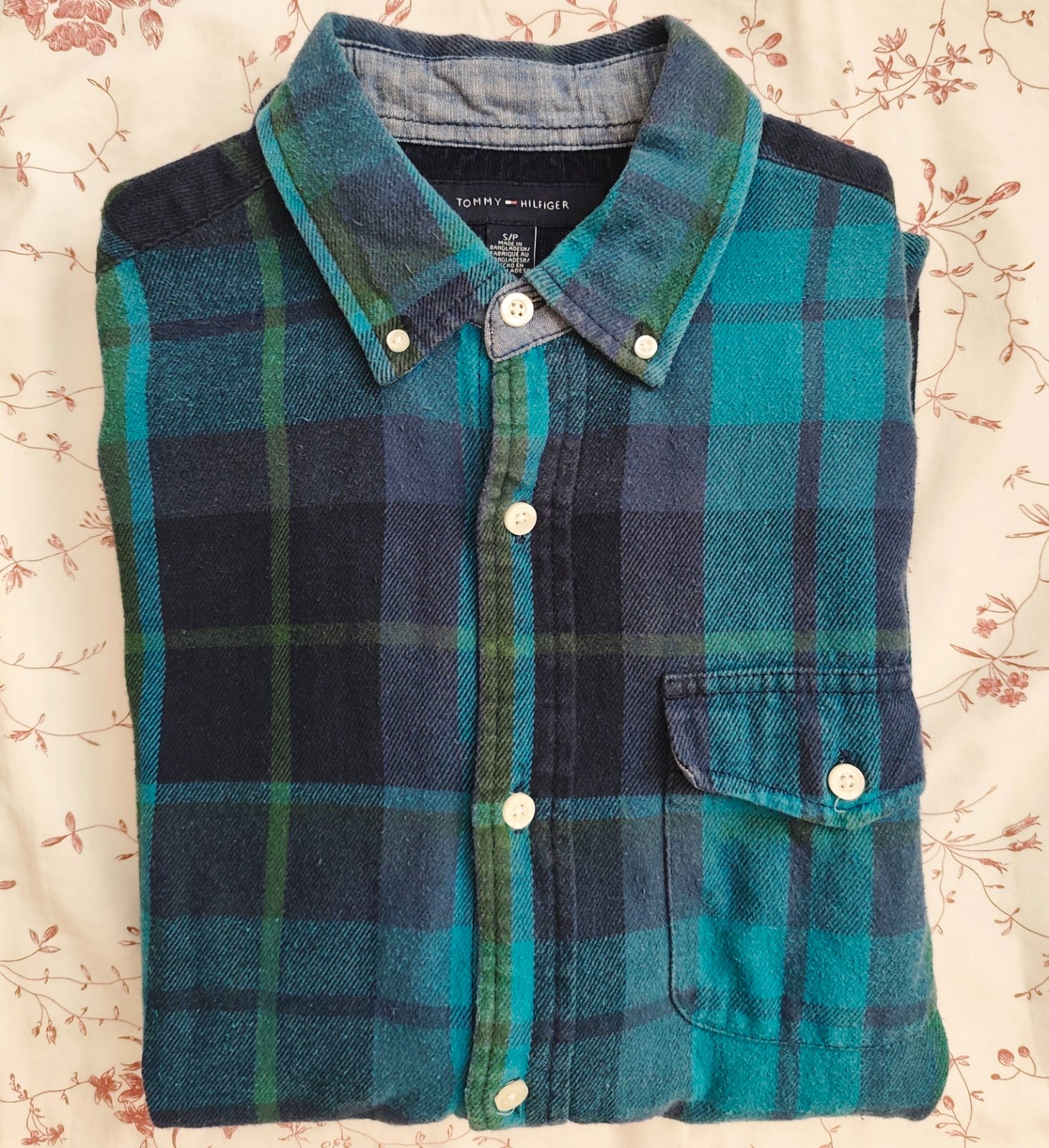 Chemise en flanelle Tommy Hilfiger, Taille S