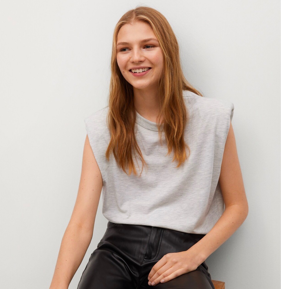 T-shirt épaulettes