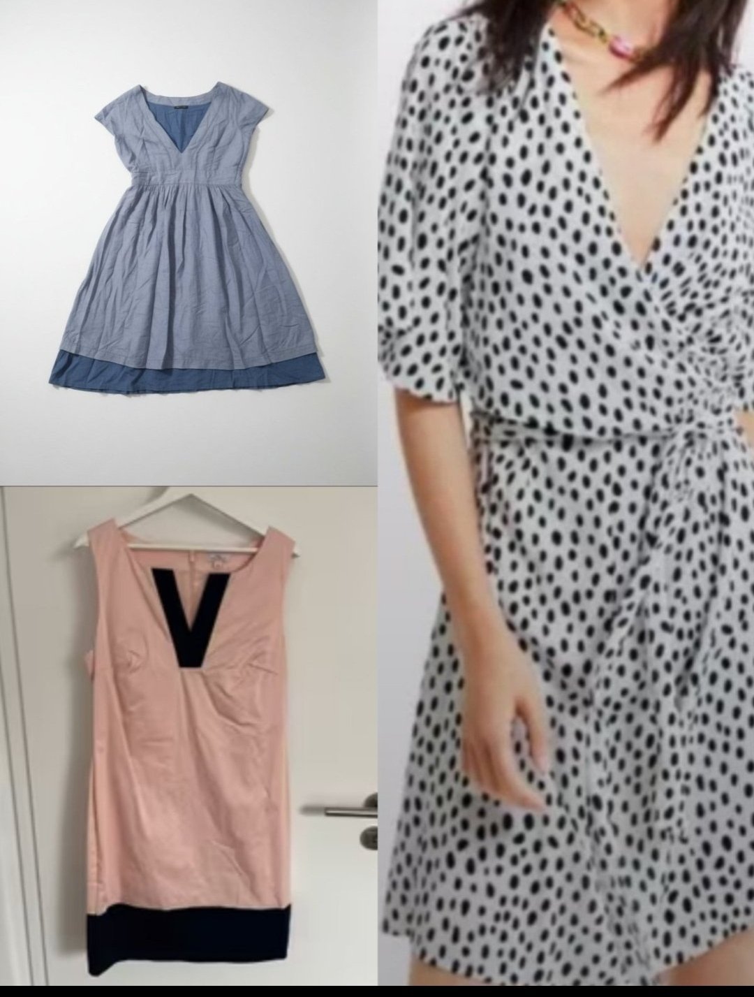 Trois robes de marque Zara et saint oliver neuves