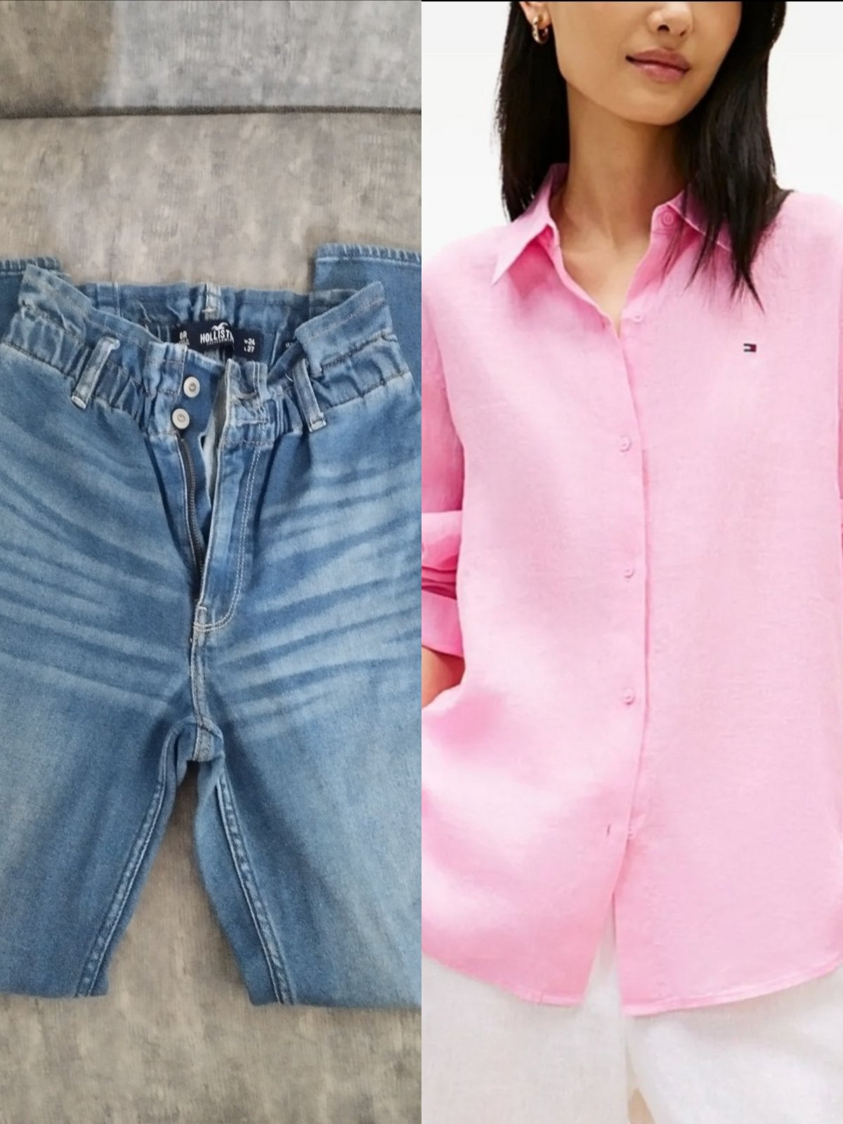 Jeans Hollister et t chemise TOMMY 