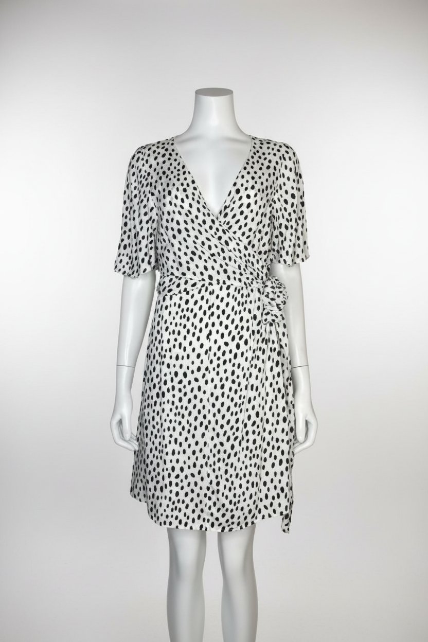 Robe portefeuille ZARA avec petit pois 
