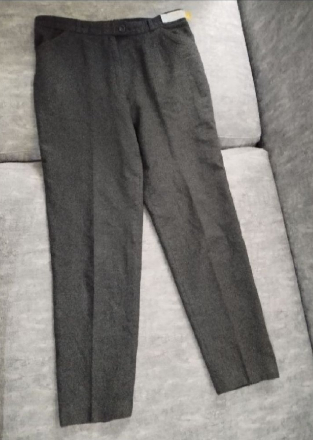 Pantalon droit 100 % en laine vierge importé d'Allemagne 