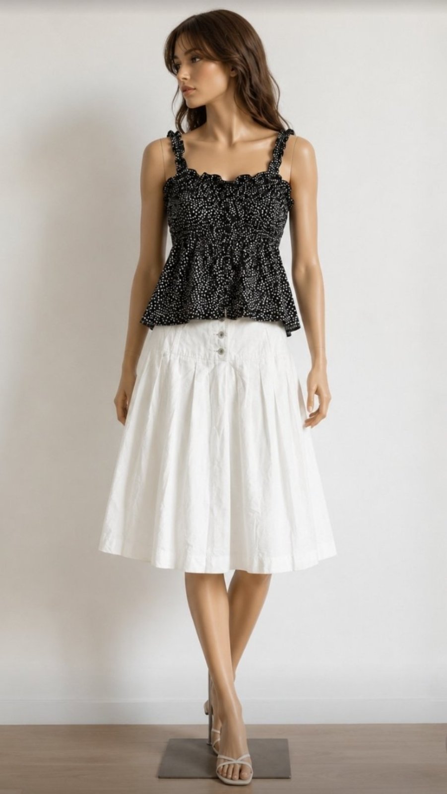 Sublime ensemble en coton haut neuf jamais porté