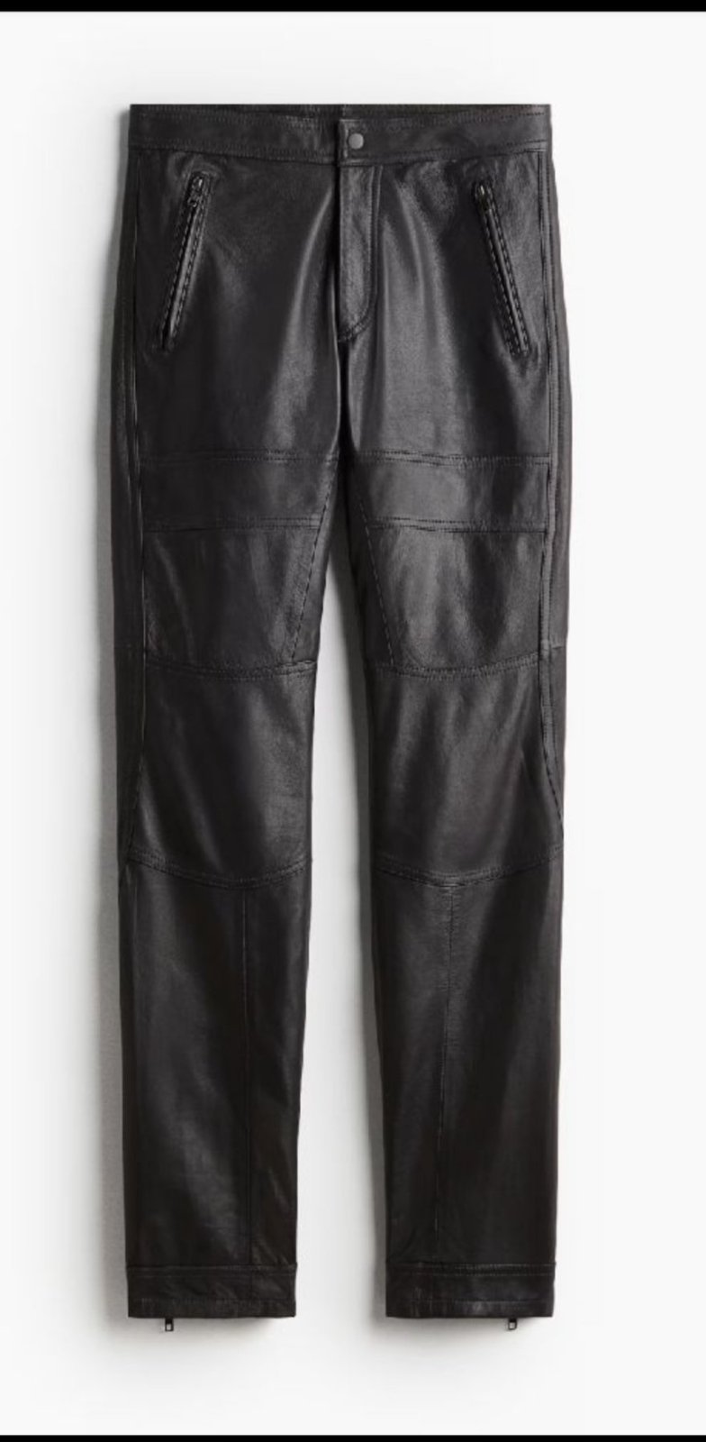 Lot blazer neuf H&M pantalon droit en vrai cuir H&M 