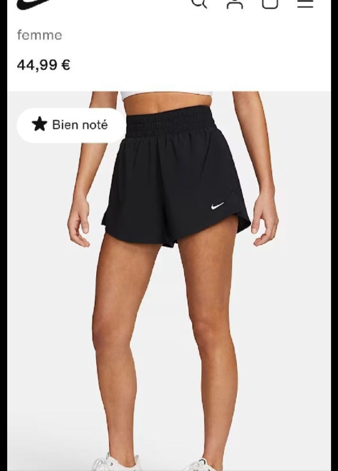 Short Nike authentique 