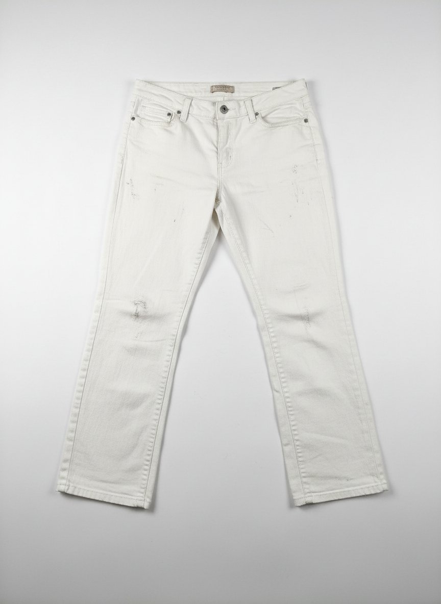 Jean blanc Guess Nicole Cigarette